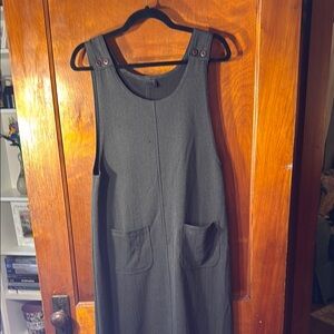 Vintage 90s Gray Sleeveless Dress